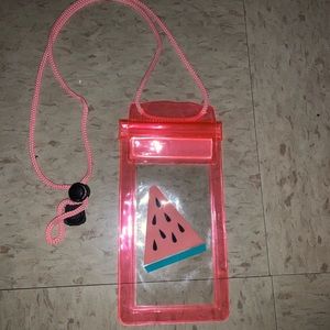 Waterproof phone holder